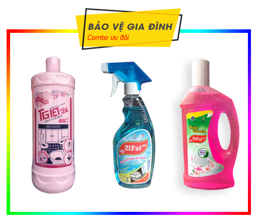 Combo Nước Tẩy - Nước Lau Sàn - Nước Rửa Kiéng