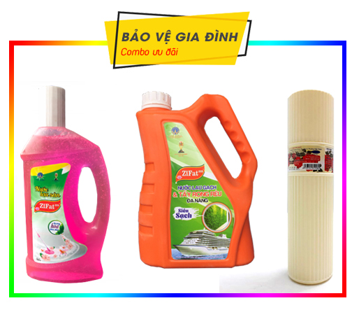 Combo Nước Lau Sàn - Lau Gạch - Xịt Phòng