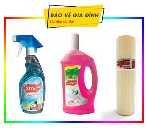 Combo Nước Lau Kiếng - Lau Sàn - Xịt Phòng