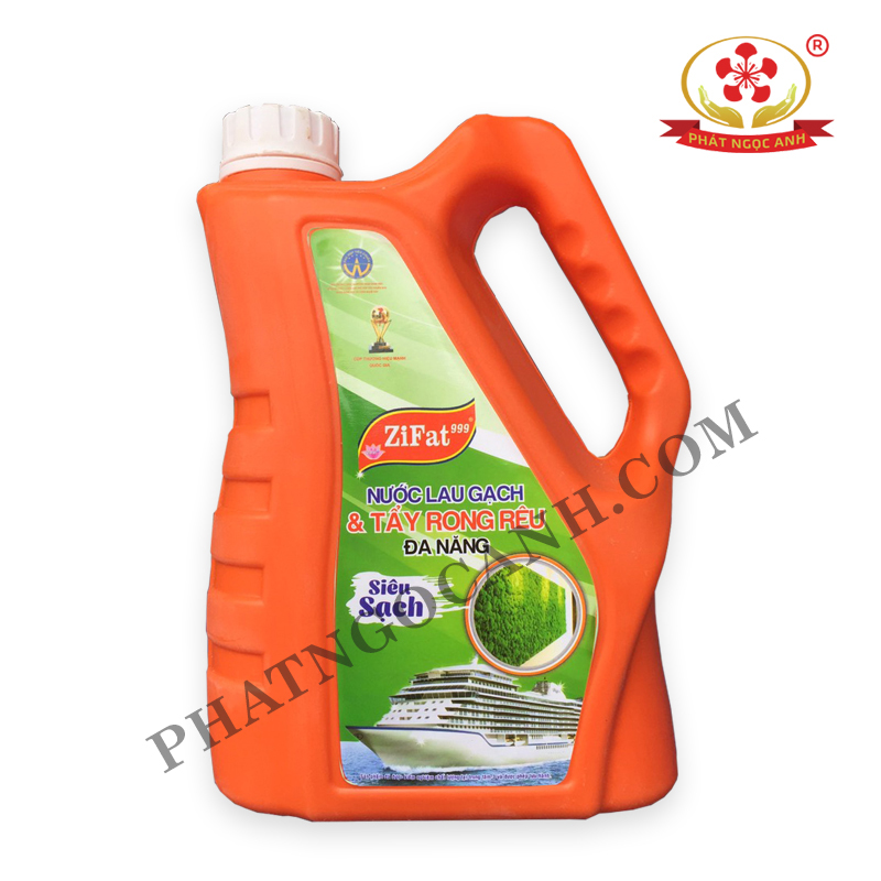 Nước Lau Gạch và Tẩy Rong Rêu Siêu Sạch - ZIFAT 999